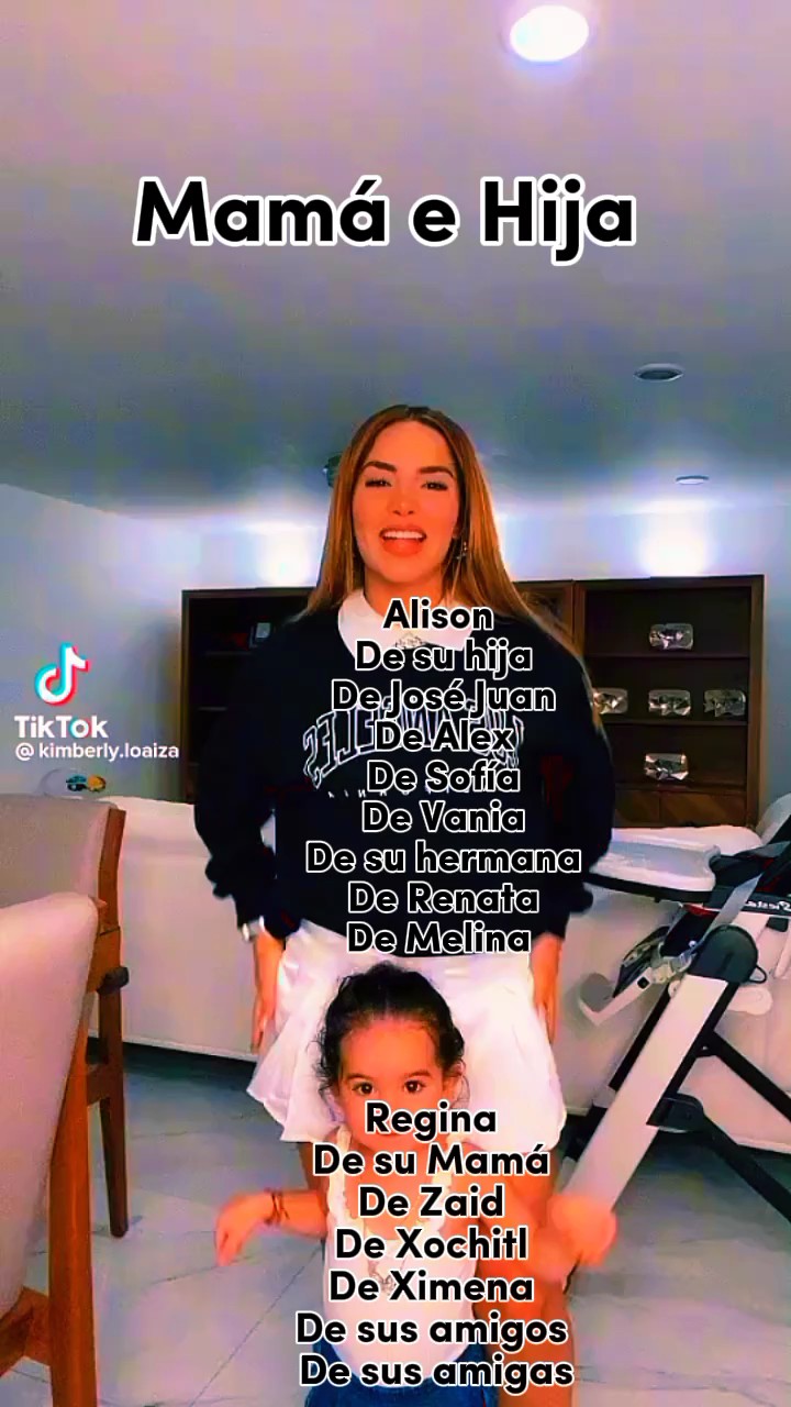con mi mami 