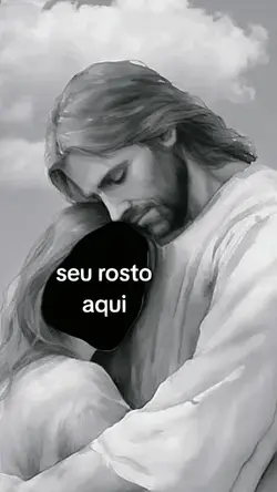 nós braços de jesus