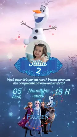 Aniversário Frozen