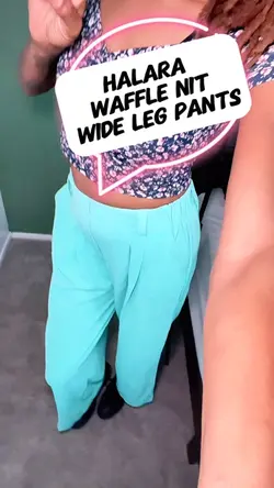 Halara Waffle Pants