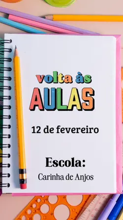 volta às aulas 