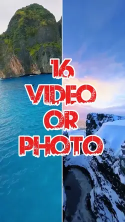16 video or photo 