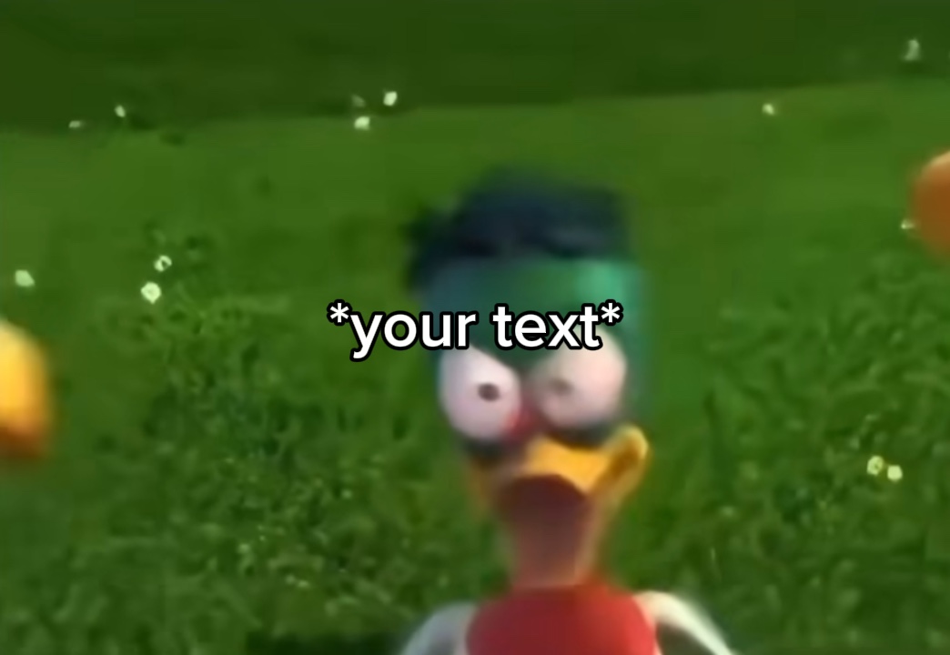 Meme del pato enojado