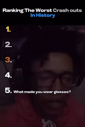 Worst crash out