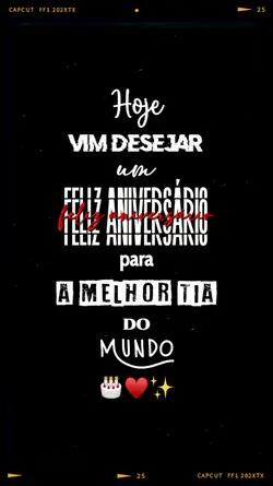 Aniversário Tia