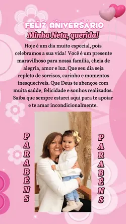 Aniversário Neta