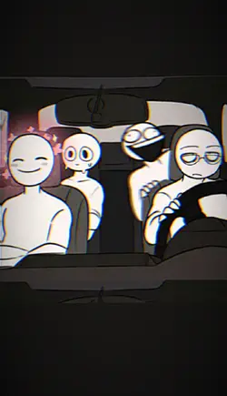 4 friends car