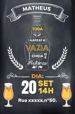 convite aniversário 