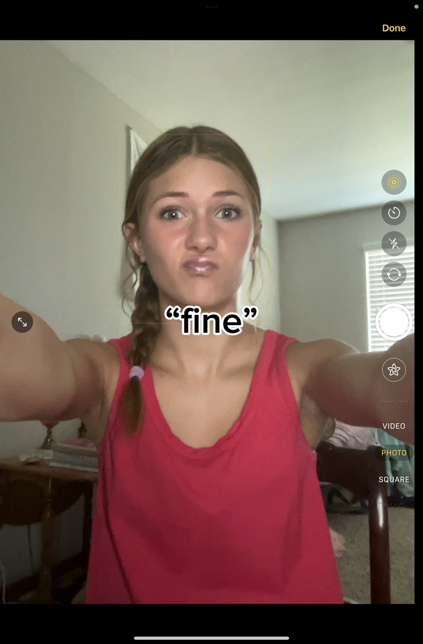 i saw someone do i