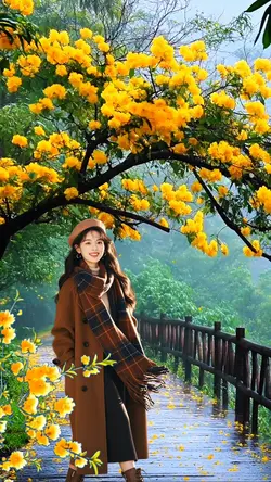 Among the flowers