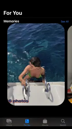 iPhone photo library