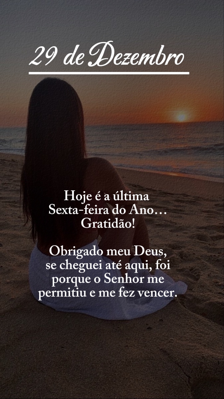 Ultima sexta do Ano
