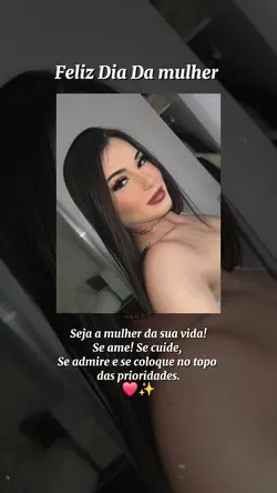 Feliz dia da mulher 