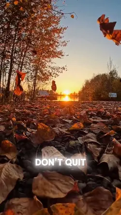 Don’t quit
