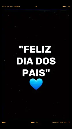 Feliz dia dos pais 