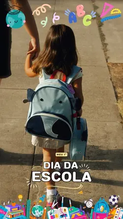 1º dia na escola 🎒
