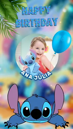 Stitch aniversário 