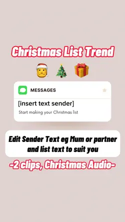 Christmas List Trend