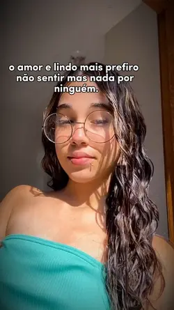 prefiro não sentir.