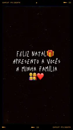 NATAL EM FAMILIA🎁🫂