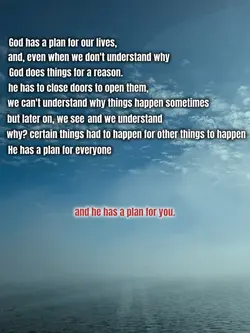 God has a plan