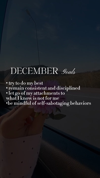 Objetivos de diciembre 