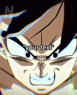 Goku screaming meme