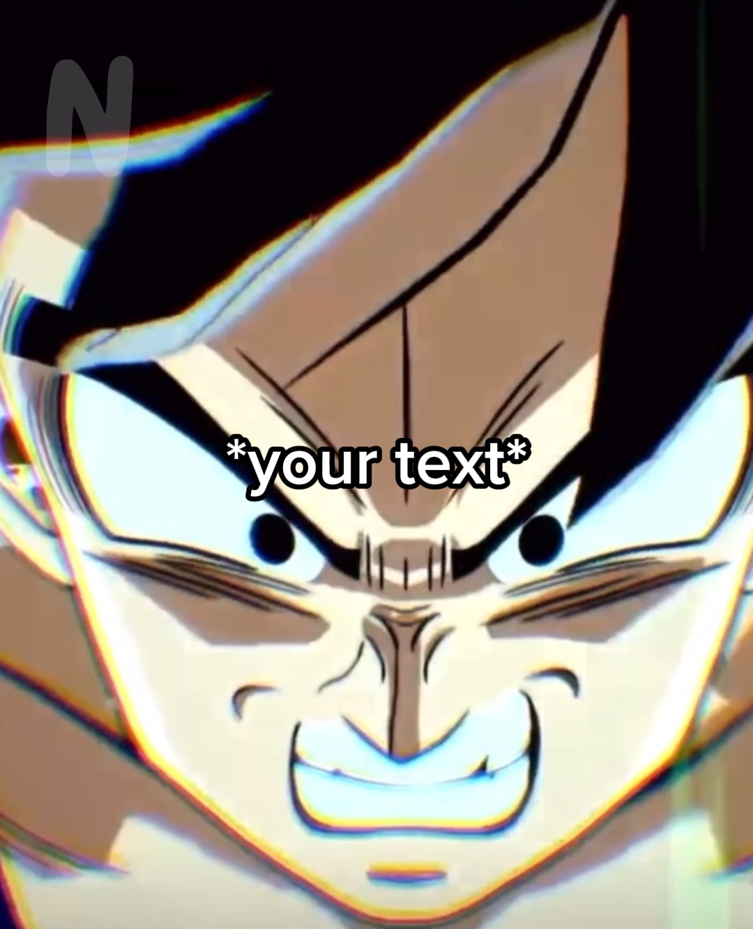 Goku berteriak
