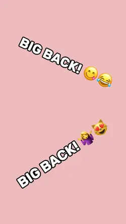 BIG BACK, BIG BACK 🍔