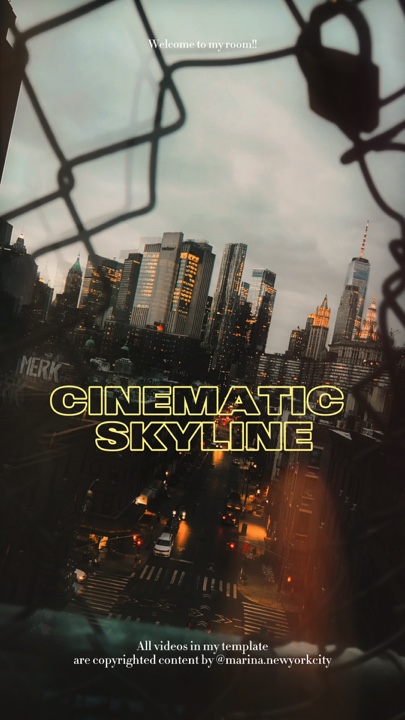 Cinematic NY skylin