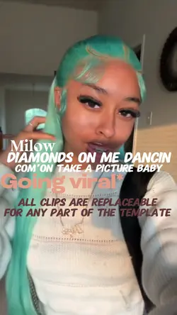 Dimonds on me dancin