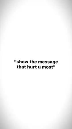 which message? 💔