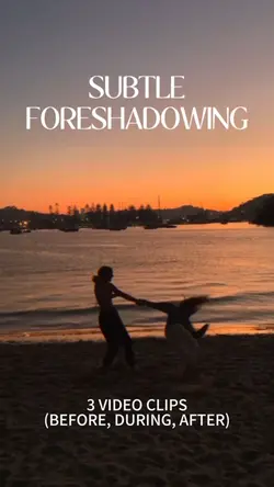 subtle foreshadowing