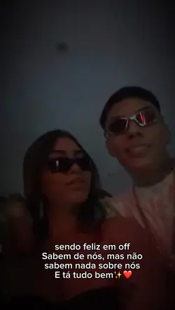Sendo feliz em off