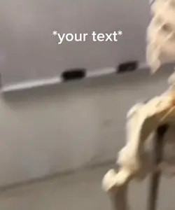 Skeleton mewing