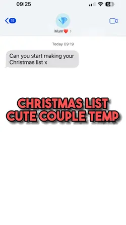 Xmas list❤️🎁🎄