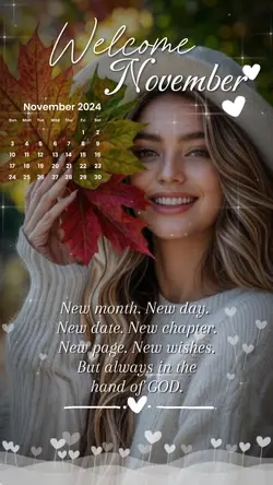 Welcome november 