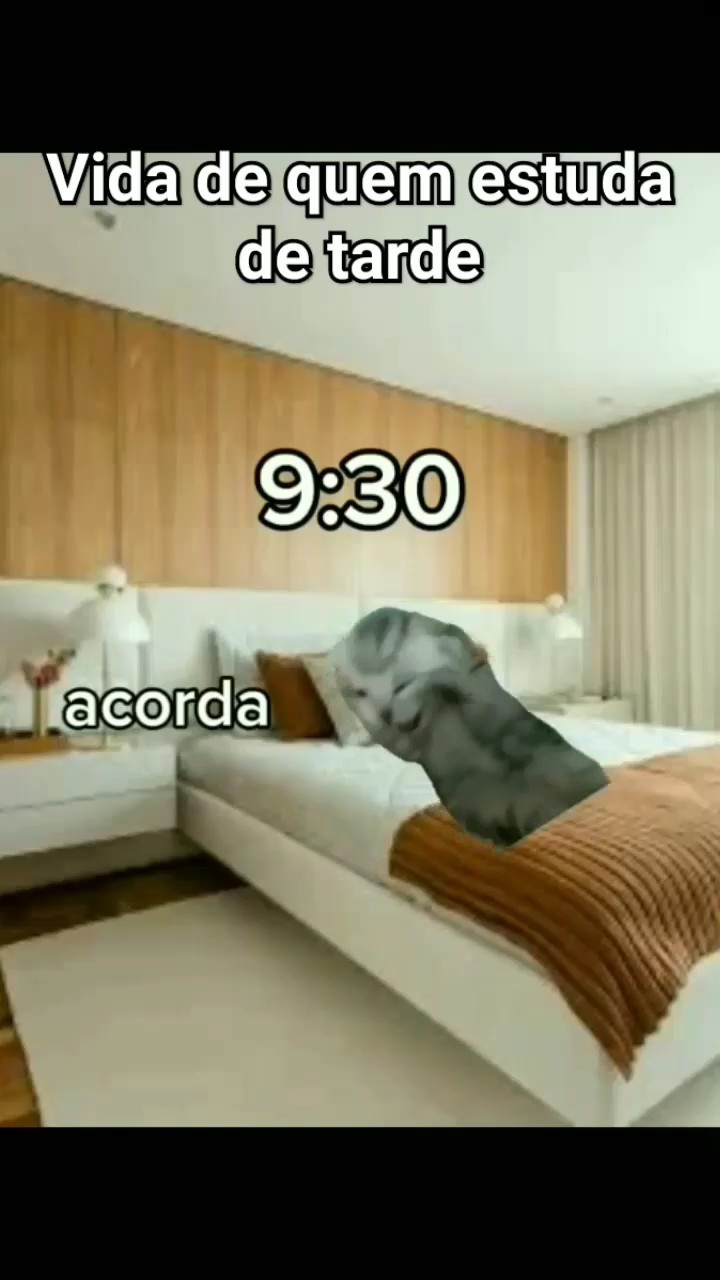 Quem estuda de tarde