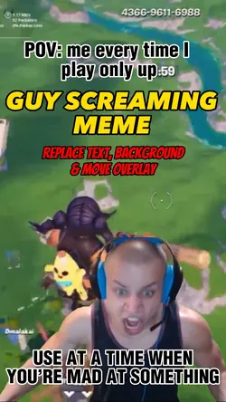 guy screaming meme