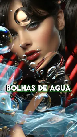 bolhas de água 