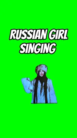 Russian girl singing