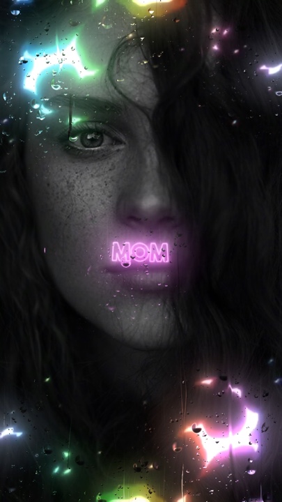 Eminem + glow + rain