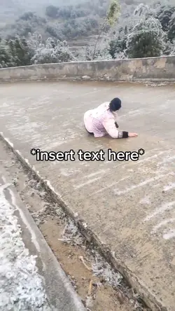 Woman VS Ice