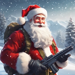Santa at mga duwende