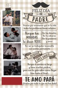 Feliz día papá 