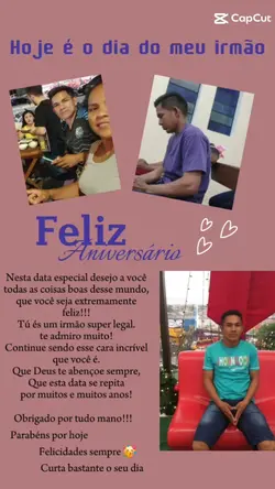 parabéns meu irmão