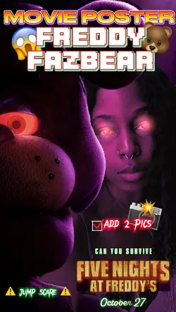 FNAF MOVIE POSTER 🍿