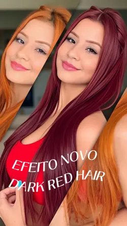 DARK RED HAIR 