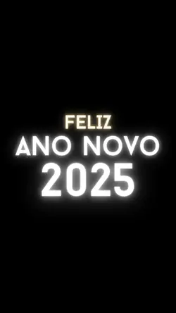 FELIZ ANO NOVO