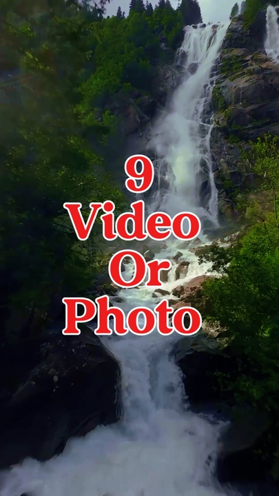 9 vídeo ou foto 